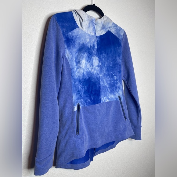 The North‎ Face Womens Tie Dye Full Zip Hoodie Jacket Blue M - Picture 3 of 7
